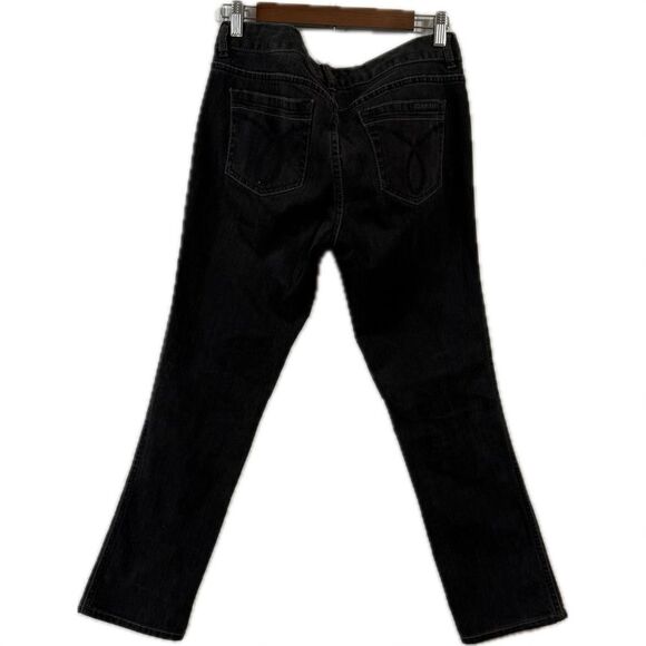 Calvin Klein Black Skinny Jeans with Tapered Leg - Picture 2 of 4